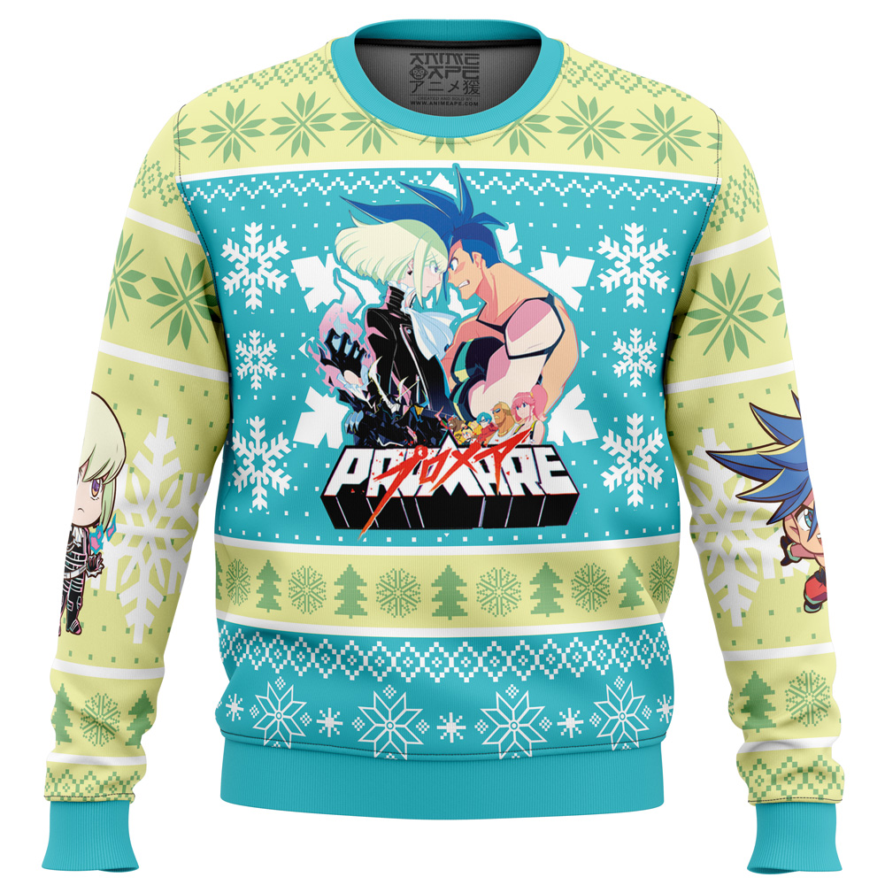 Christmas Snowflakes Promare men sweatshirt FRONT mockup