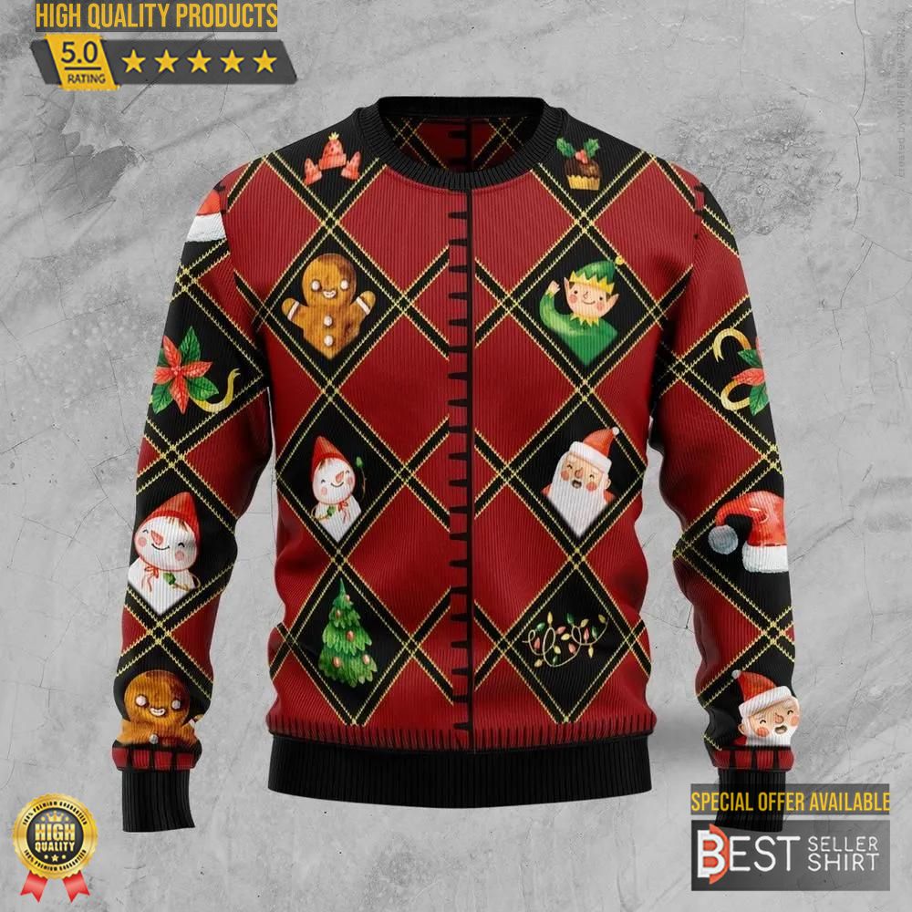 Christmas Symbols Ugly Christmas Sweater Christmas Gifts 1