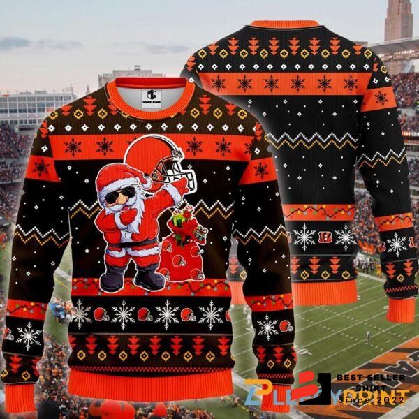 Cincinnati Bengals Logo Bengals Team Xmas Gift Custom Ugly Christmas Sweater Holiday 1