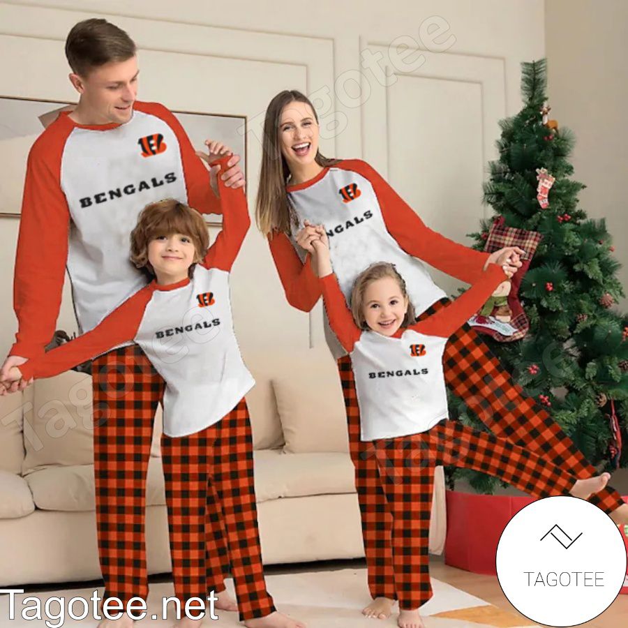 Cincinnati Bengals NFL Buffalo Plaid Pajamas Set