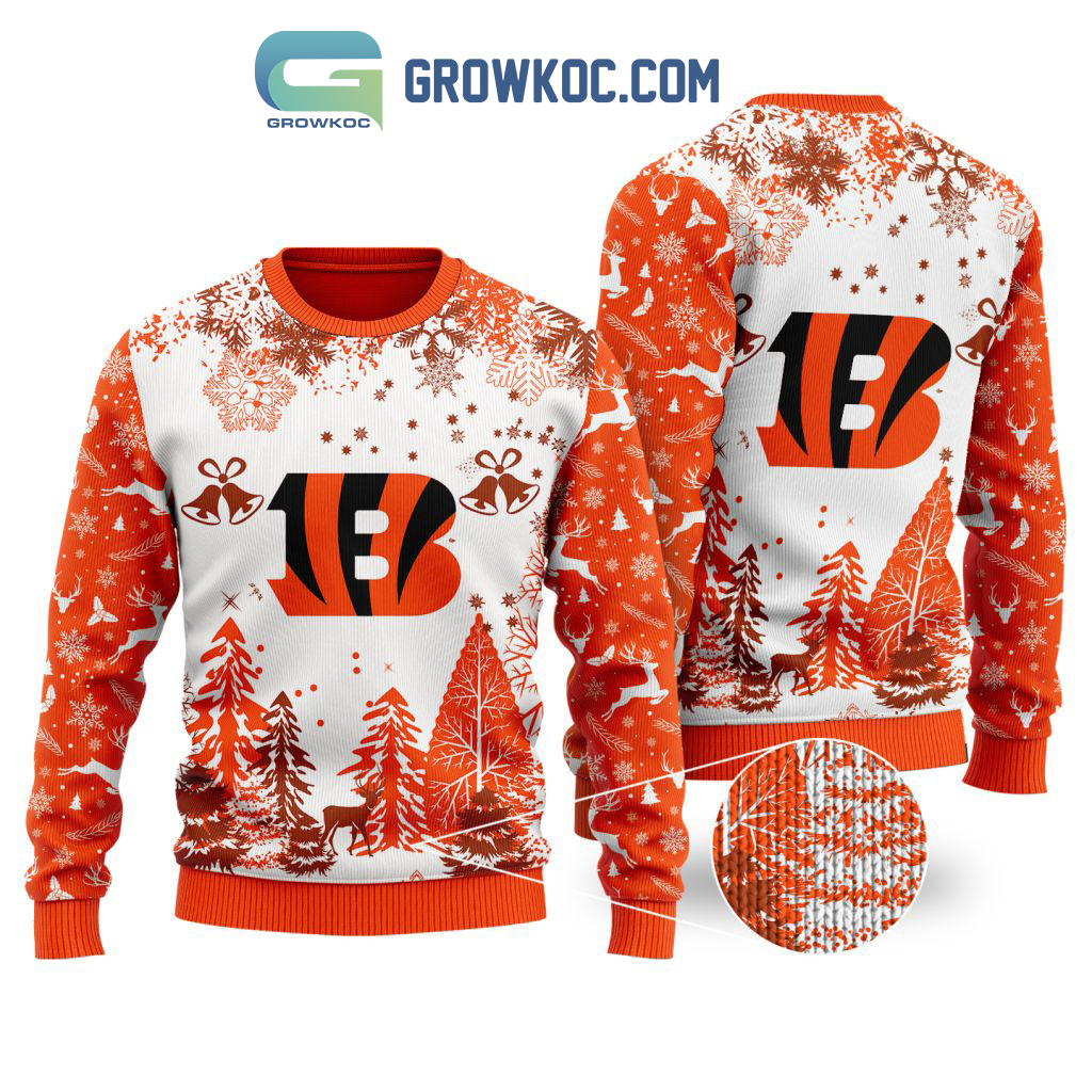 Cincinnati Bengals Special Christmas Ugly Sweater Design Holiday Edition2B1 AinTP