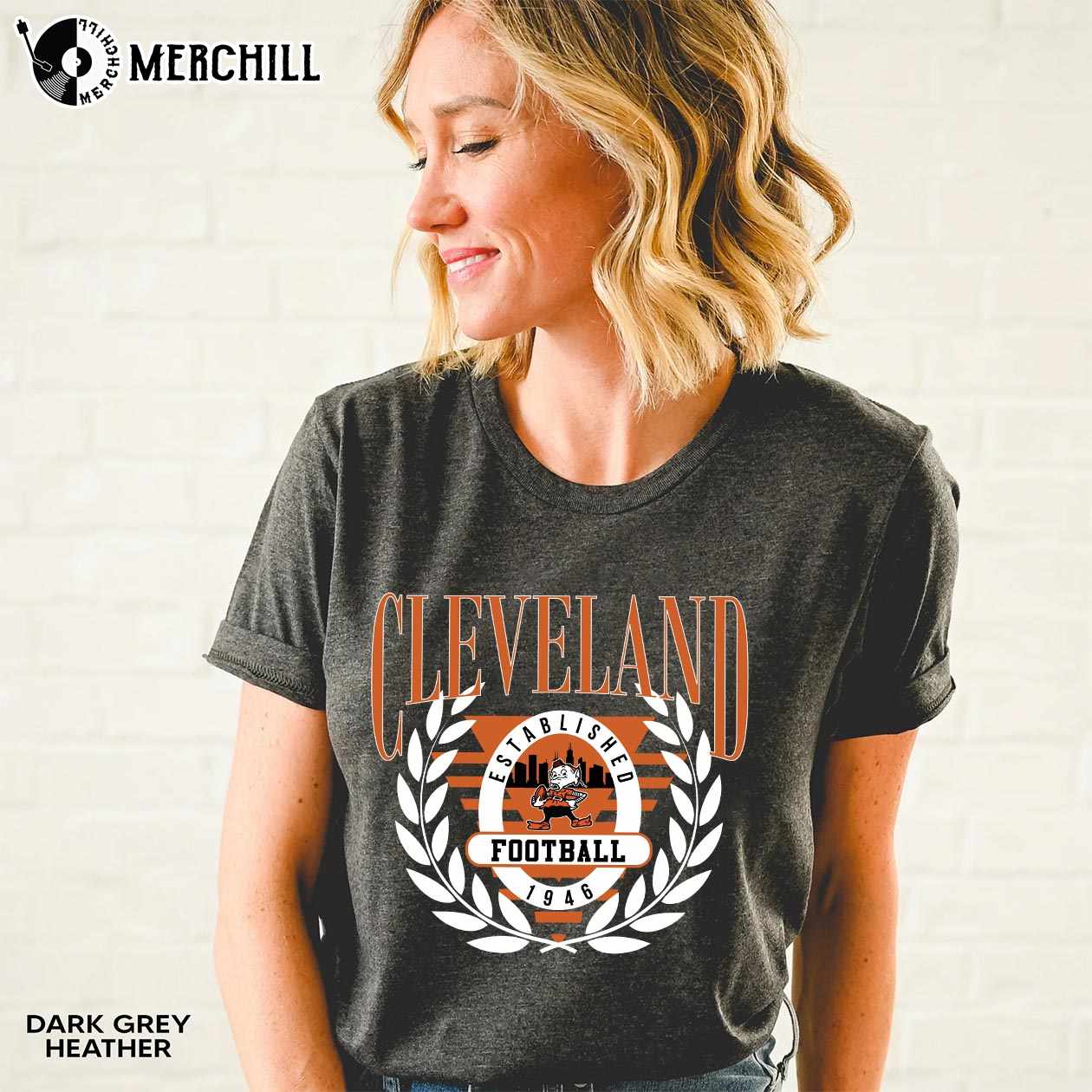 Cleveland Football Sweatshirt Cleveland Sports Apparel