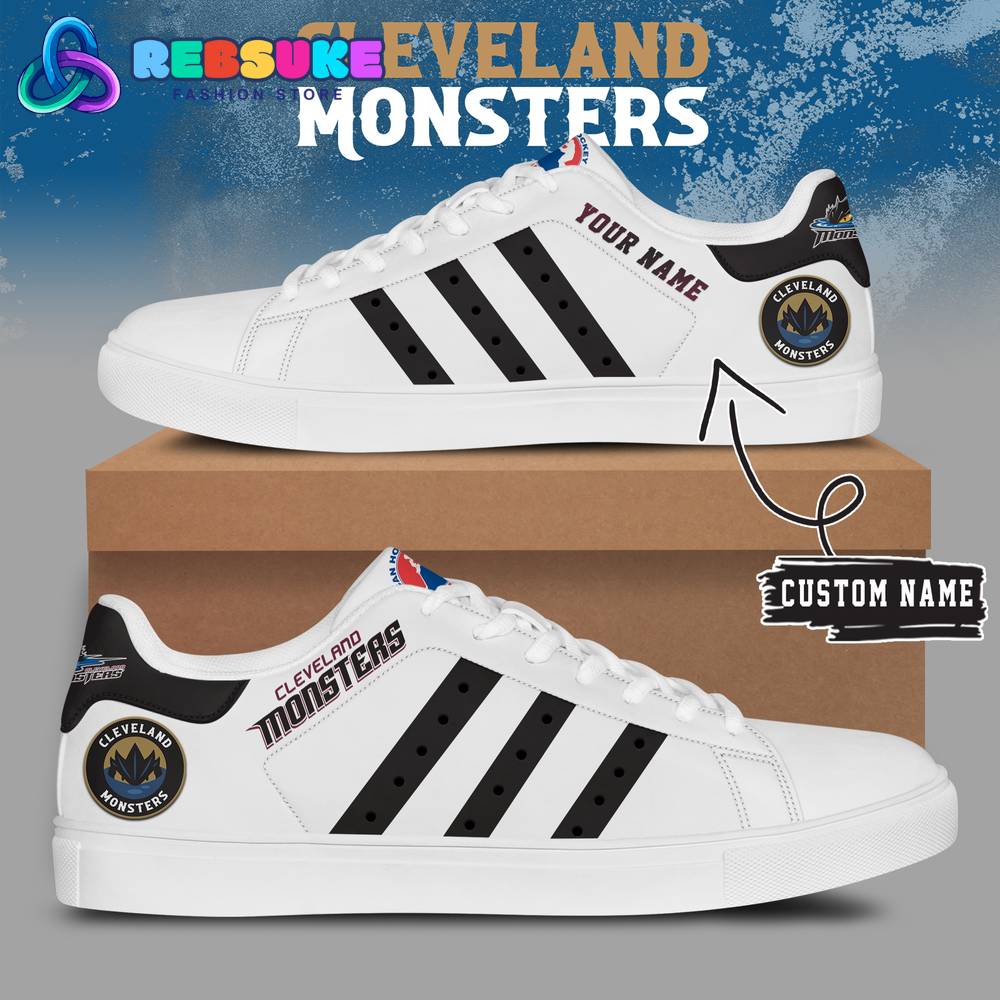 Cleveland Monsters AHL Custom Name Stan Smith Shoes 1