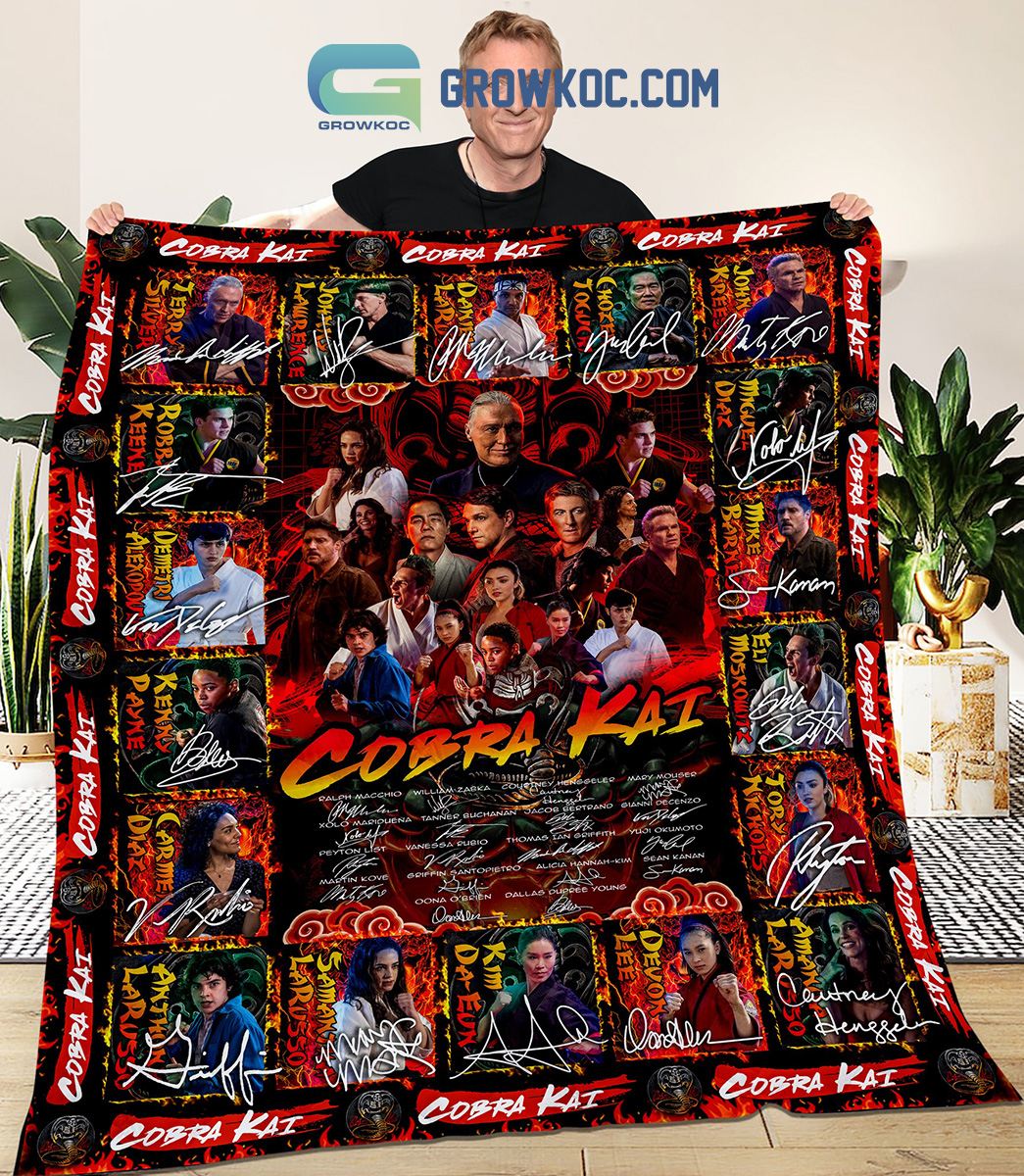 Cobra Kai Movies Memories Fleece Blanket Quilt2B1 oSXYv