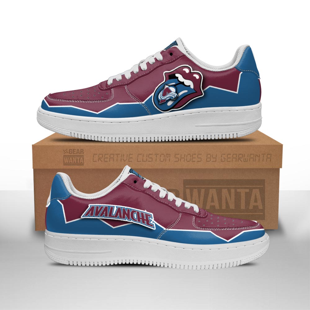 Colorado Avalanche Sneakers Custom Force Shoes Sexy Lips For Fans 1 GearWanta