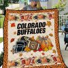 Colorado Buffaloes NCAA Football Welcome Fall Pumpkin Halloween Fleece Blanket Quilt2B1 KUfCE