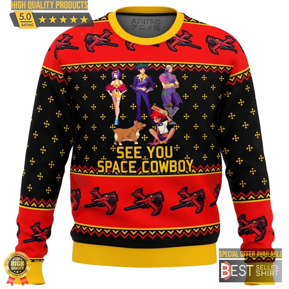 Cowboy Bebop See You Space Cowboy Ugly Christmas Sweater 1