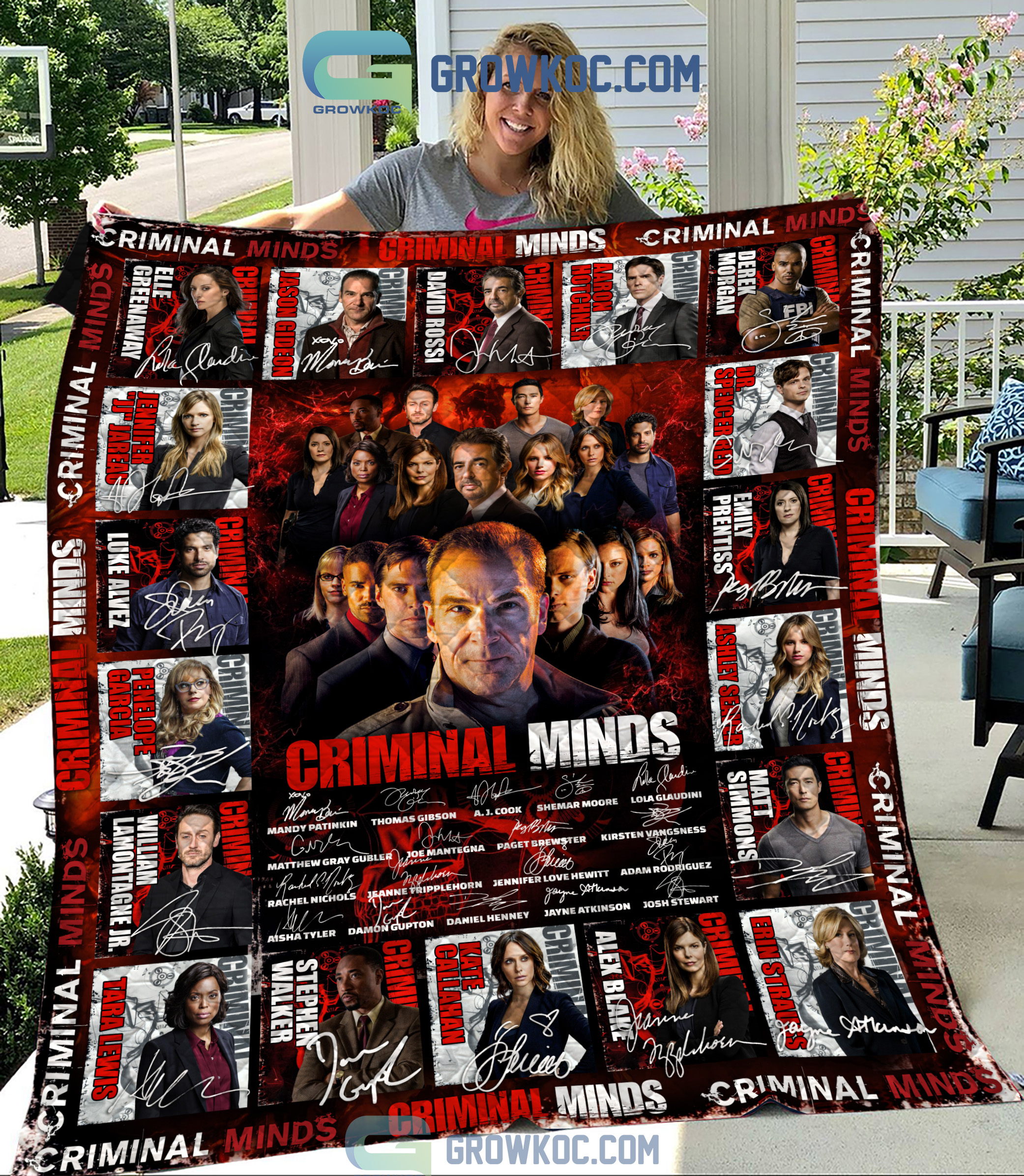 Criminal Minds TV Series Fleece Blanket Quilt2B1 1 qh2yx