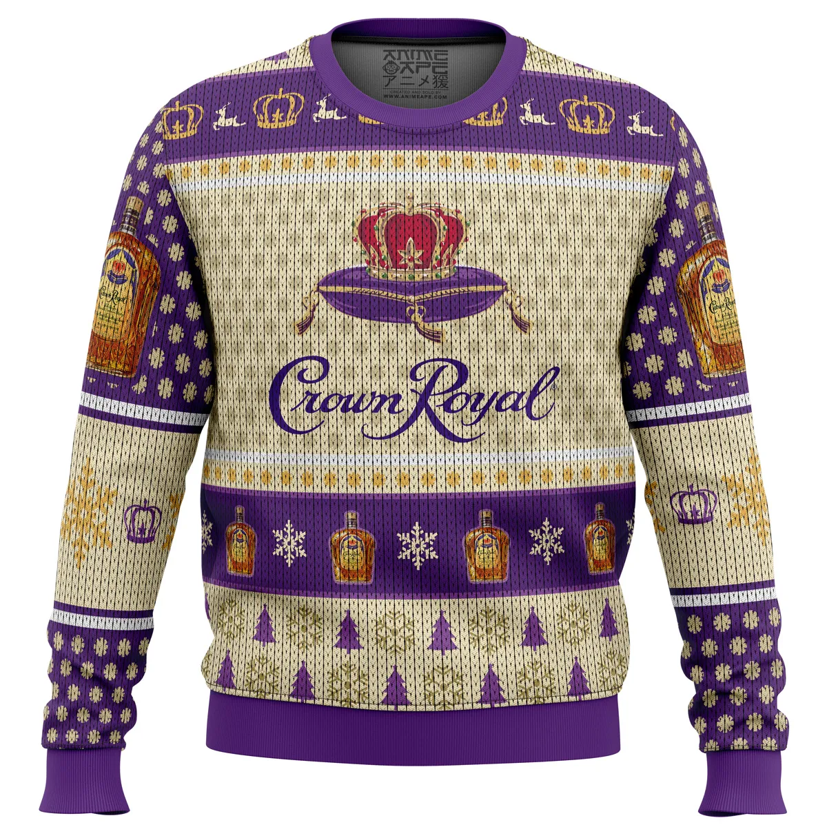 Crown Royal Whiskey men sweatshirt FRONT mockup