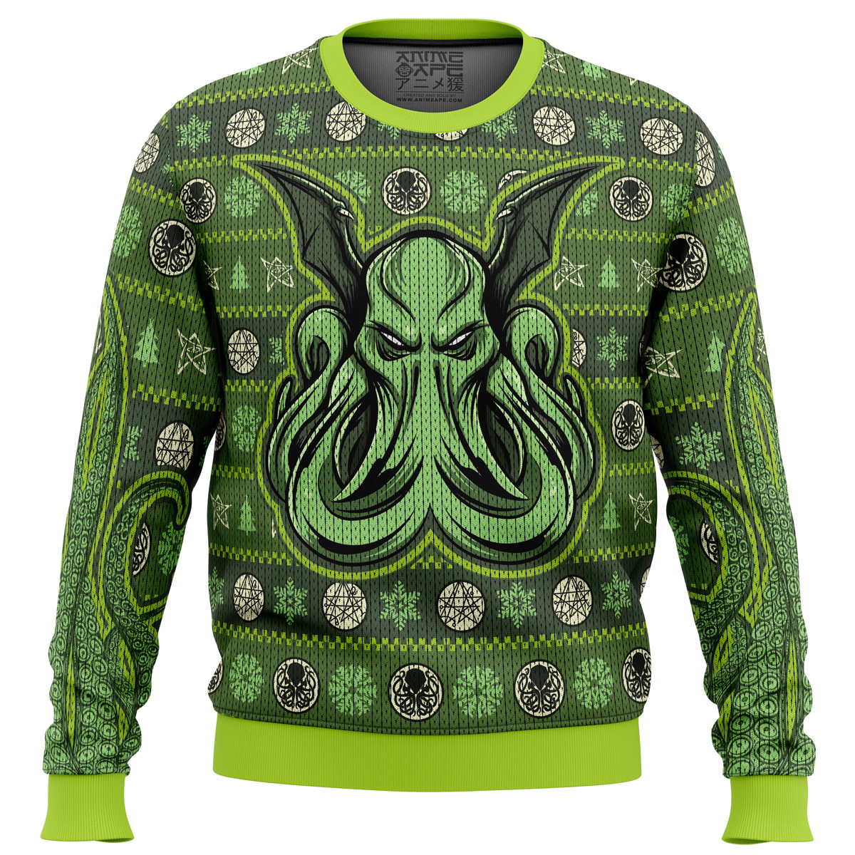 Cthulhu men sweatshirt FRONT mockup