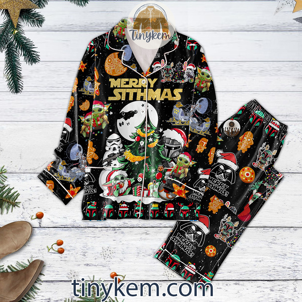 Cute Star Wars Tiny Characters Christmas Pajamas Set2B1 bStLH