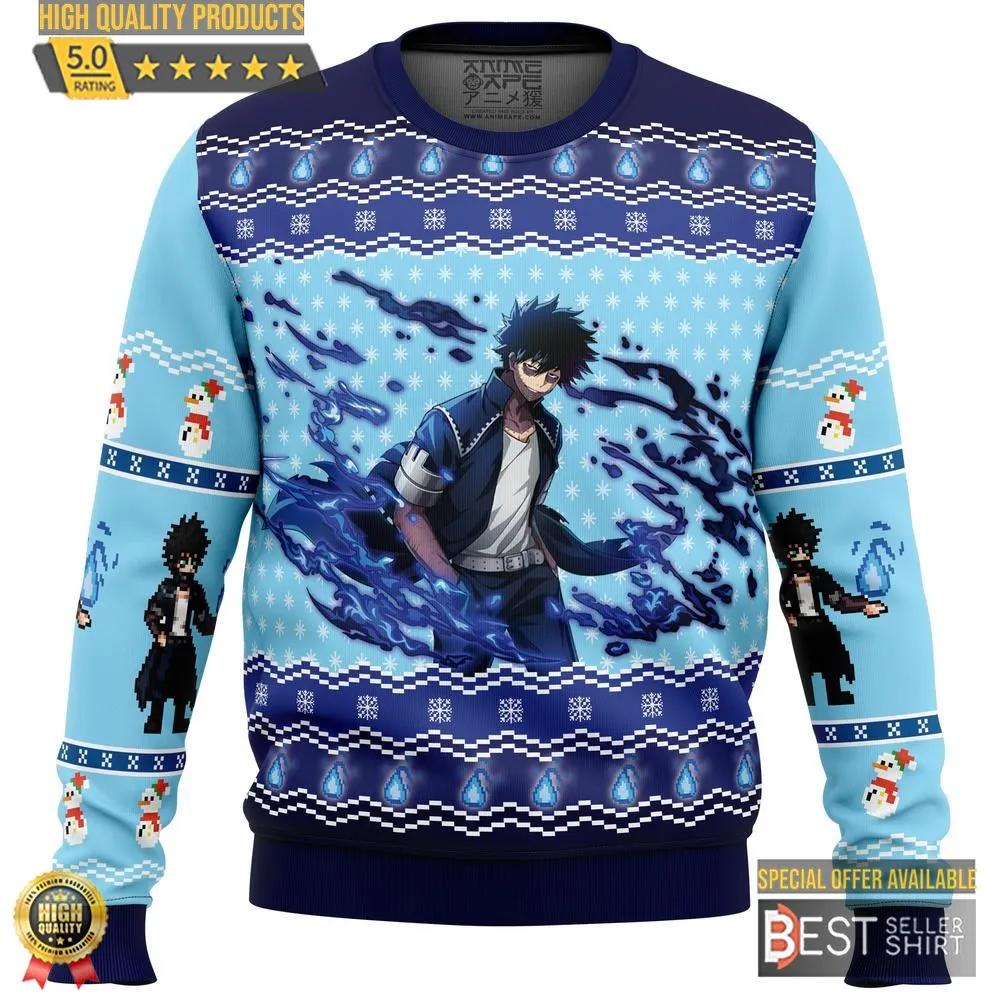 Dabi Blueflame My Hero Academia Ugly Christmas Sweater 1