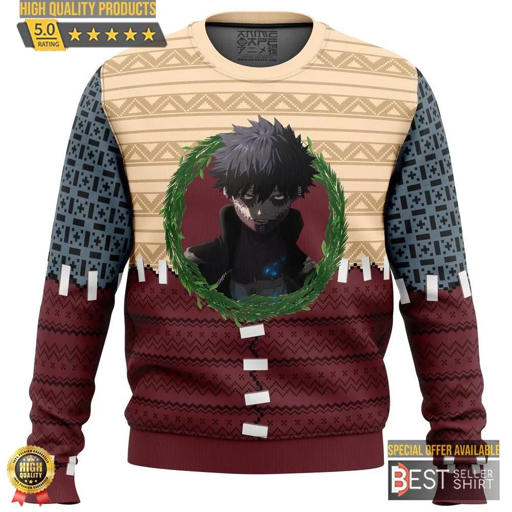 Dabi My Hero Academia Ugly Christmas Sweater 1