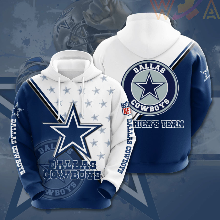 Dallas Cowboys 3D hoodie 010