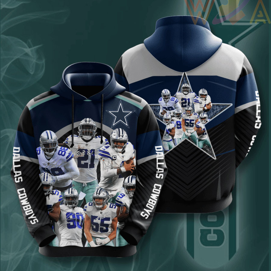 Dallas Cowboys 3D hoodie 012