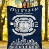 Dallas Cowboys AT26T Stadium Fleece Blanket Quilt2B1 bDX38