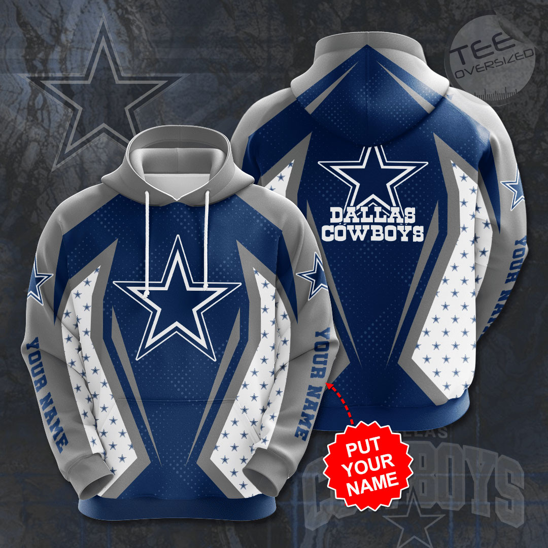 Dallas Cowboys All Over Print 3D Hoodies for Your Wardrobe with NFL Clothes 0