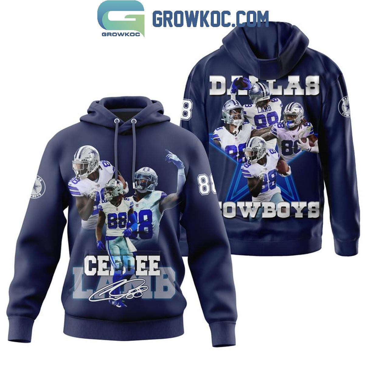 Dallas Cowboys CeeDee Lamb Number 88 Hoodie T Shirt 1 g3DUY