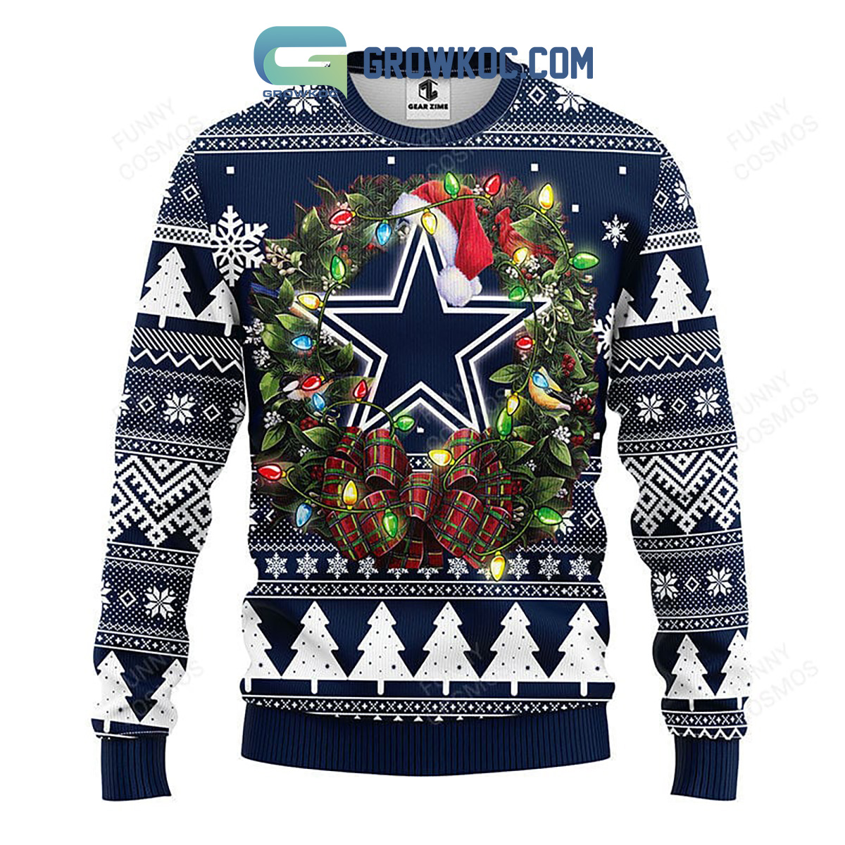 Dallas Cowboys Christmas Ugly Sweater138 55162B1 zOO9B