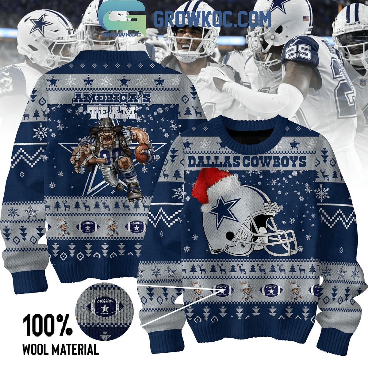 Dallas Cowboys Football Americas Team Christmas Ugly Sweater 1 E8sBB