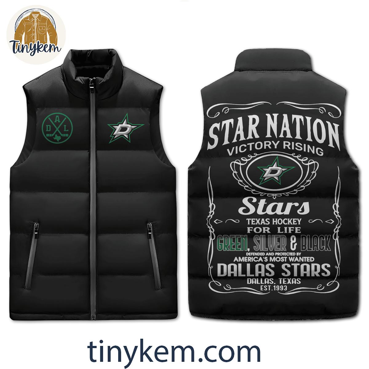 Dallas Stars Puffer Sleeveless Jacket Star Nation 1 Vw2yN