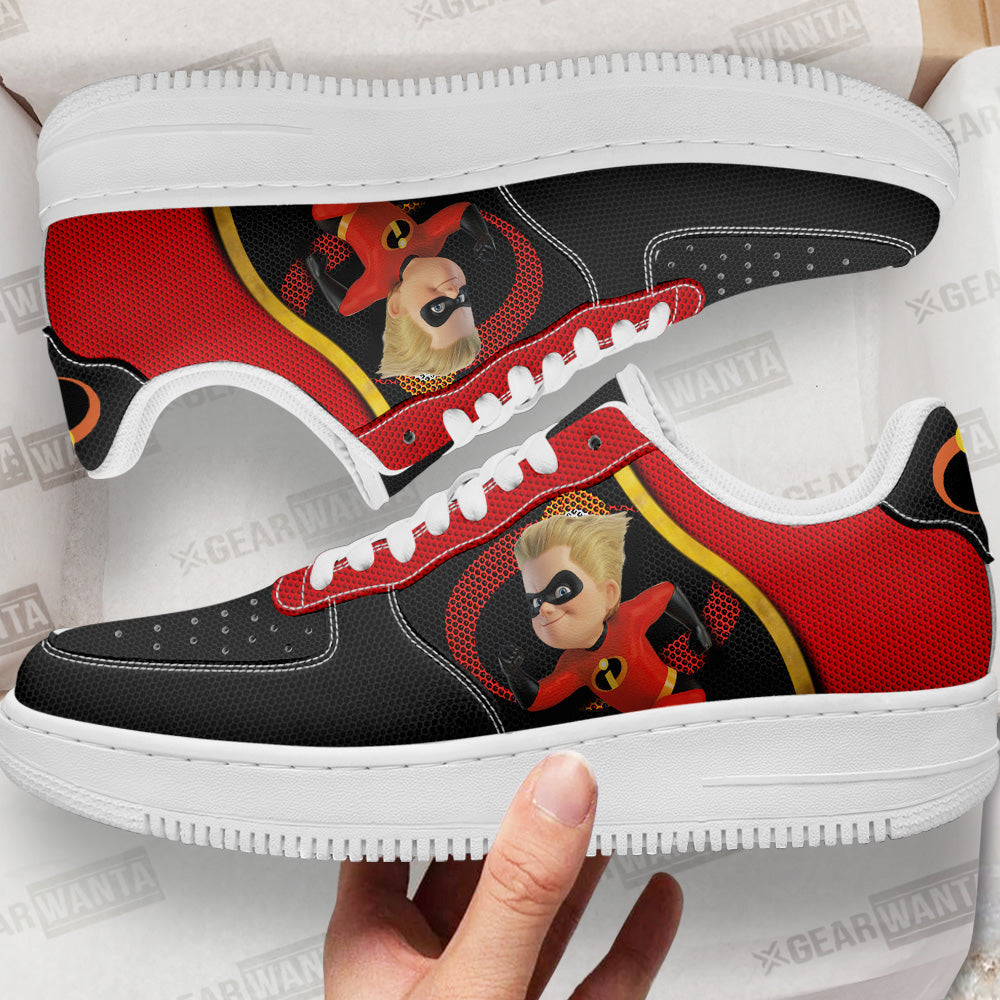 Dash Parr Air Sneakers Custom Incredible Family Cartoon Shoes 1 GearWanta