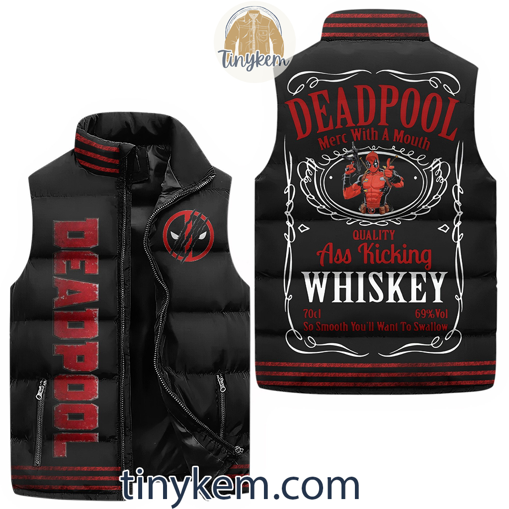 Deadpool Puffer Sleeveless Jacket2B1 HeGgC