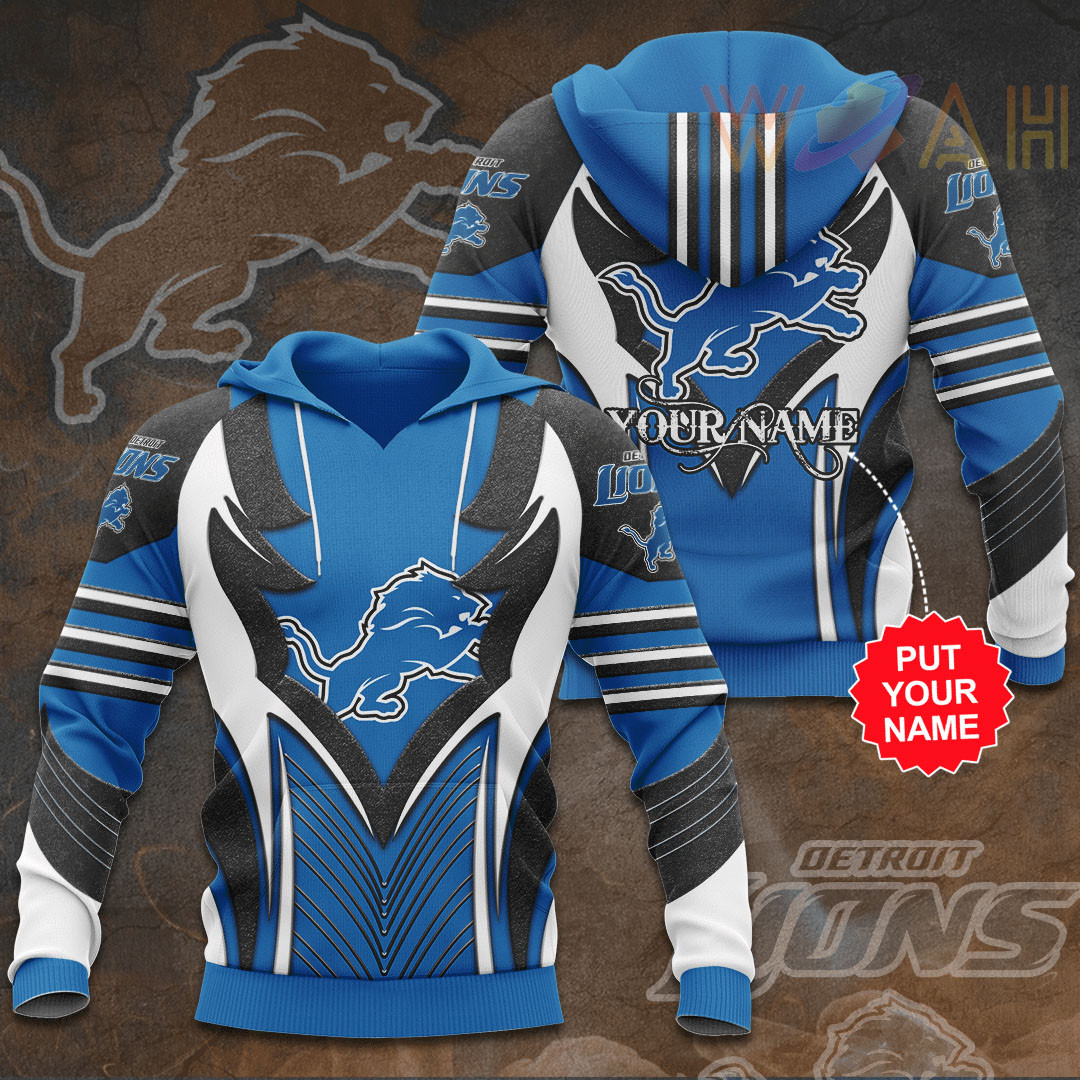 Detroit Lions 3D hoodie 01