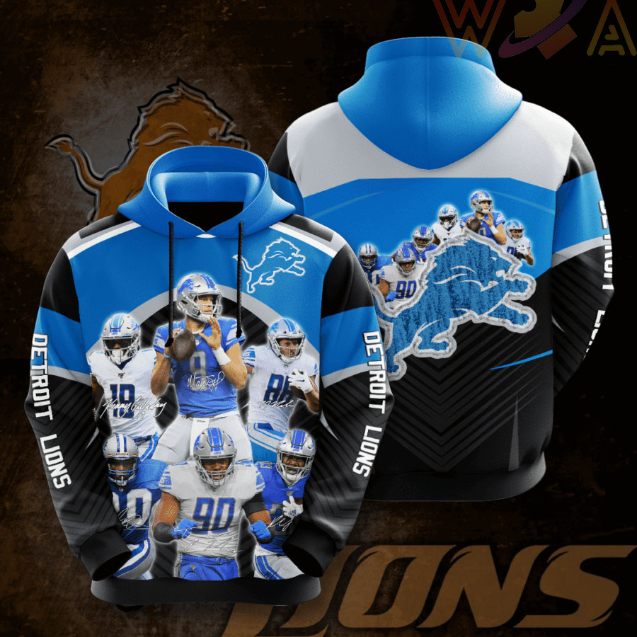 Detroit Lions 3D hoodie 010