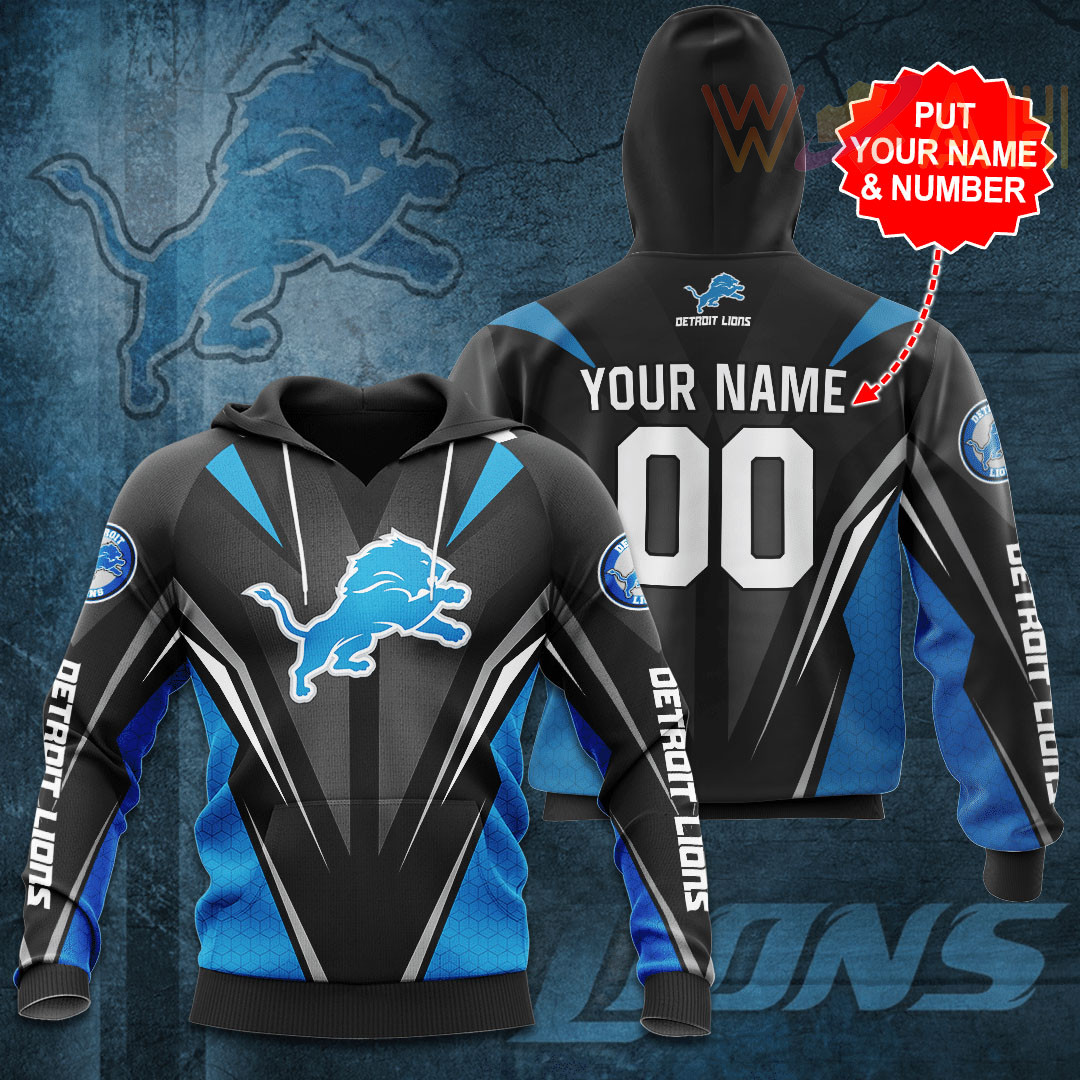 Detroit Lions 3D hoodie 02