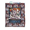 Detroit Tigers 4 Time World Series Champions Legends Fleece Blanket Quilt