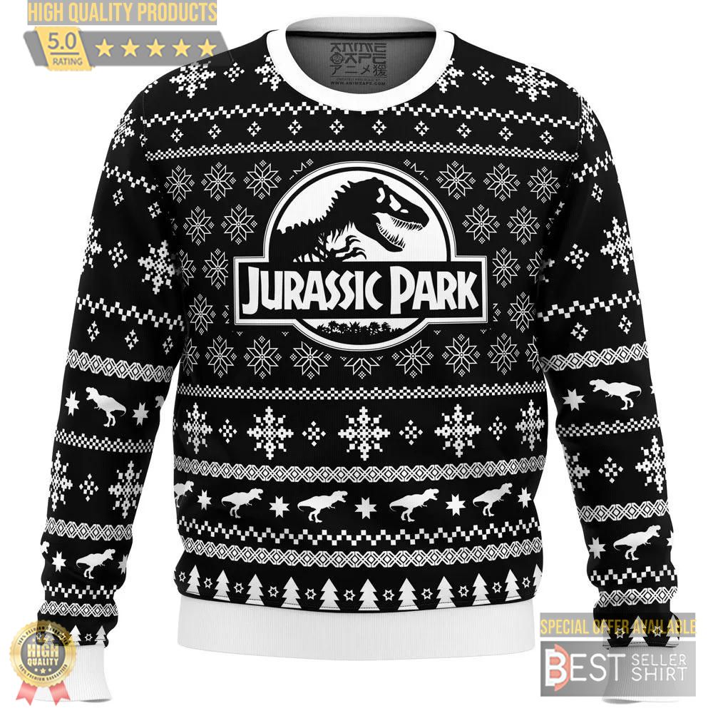 Dinosaur Park Ugly Christmas Sweater T Rex Xmas Sweatshirt Xmas Sweater Christmas Gift 1