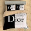 Dior Black White Inspired Bedding Set