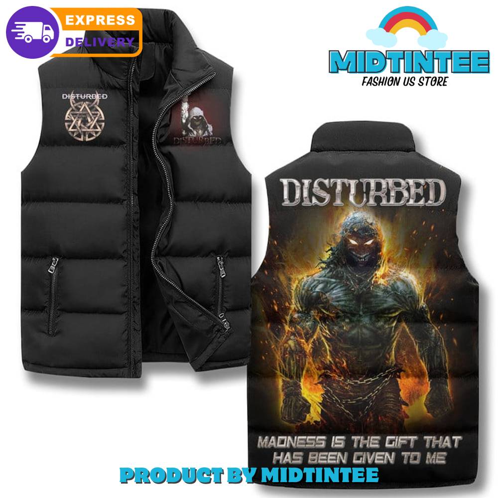 Disturbed Madness Is The Gift That Has Been Given To Me Cotton Vest 1