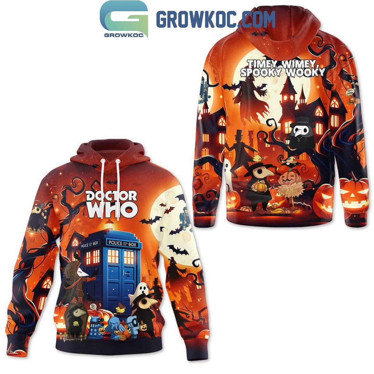 Doctor Who Timey Wimey Spooky Wooky Halloween Fan Hoodie Shirts 1 XHyrt