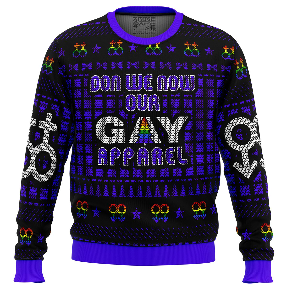 Don We Now Our Gay Apparel LGBT men sweatshirt FRONT mockup