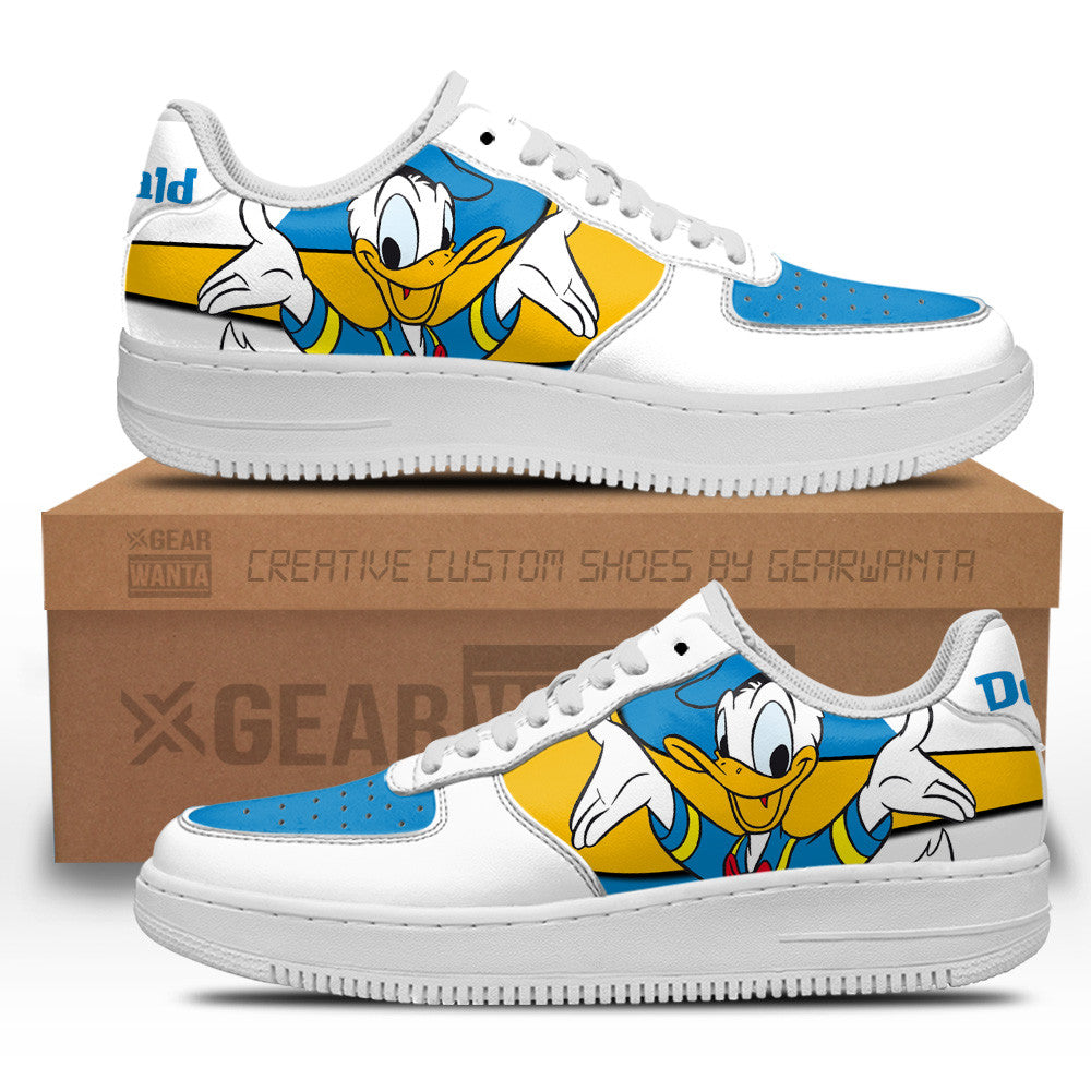 Donald Custom Cartoon Air Sneakers LT13 1 GearWanta