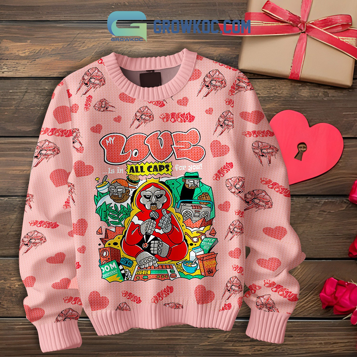 Doom Love Valentine Ugly Sweater2B1 JyqB6