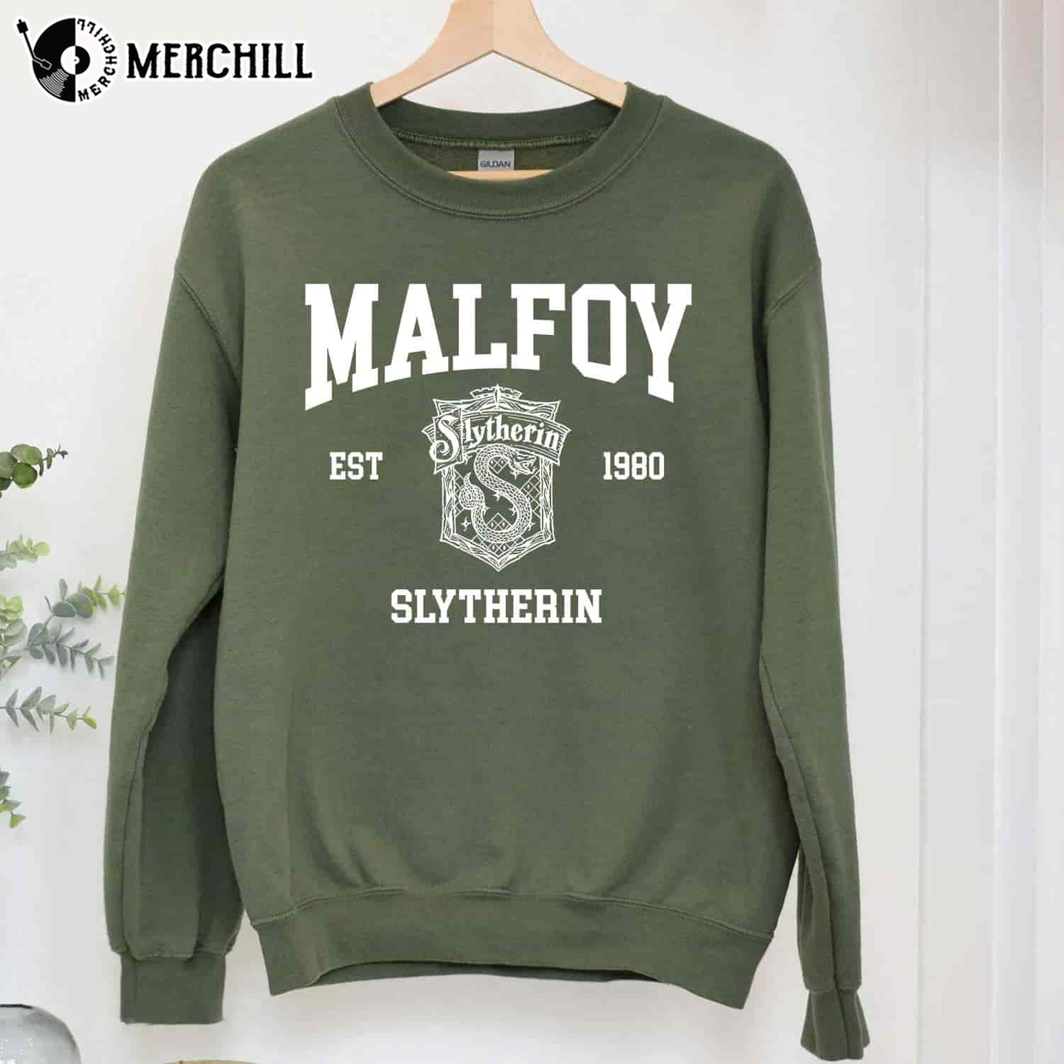 Draco Malfoy Sweatshirt Harry Potter Slytherin Shirt Slytherin Gifts 3