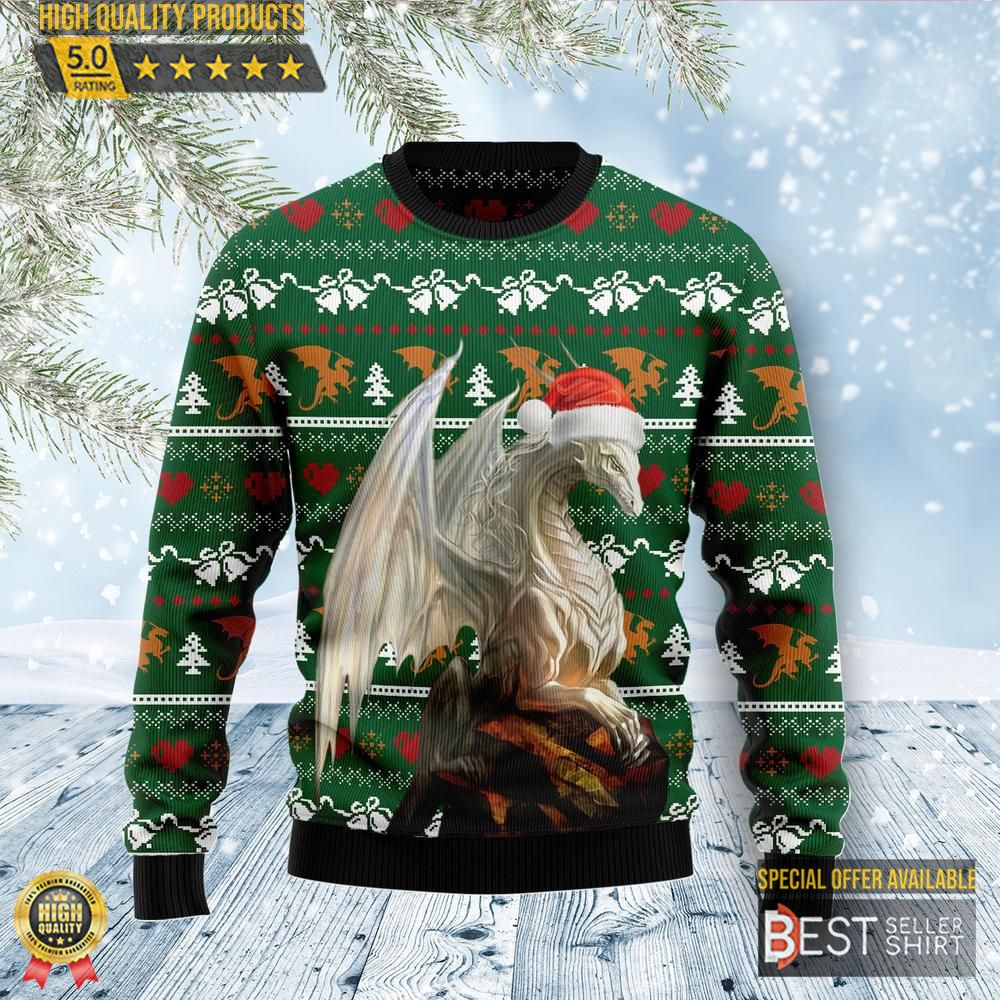 Dragon Nice Ugly Christmas Sweater Christmas Gifts 1