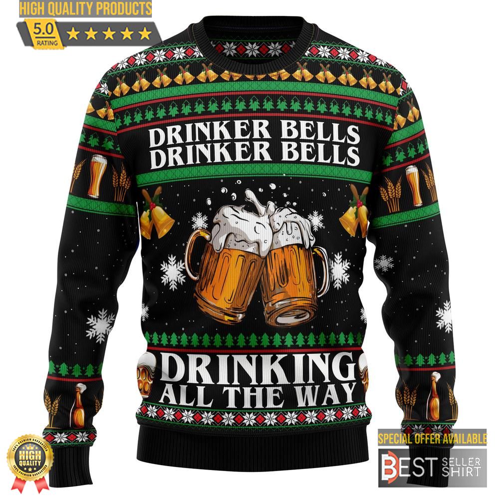 Drinker Bell Ugly Christmas Sweater Christmas Gifts 1