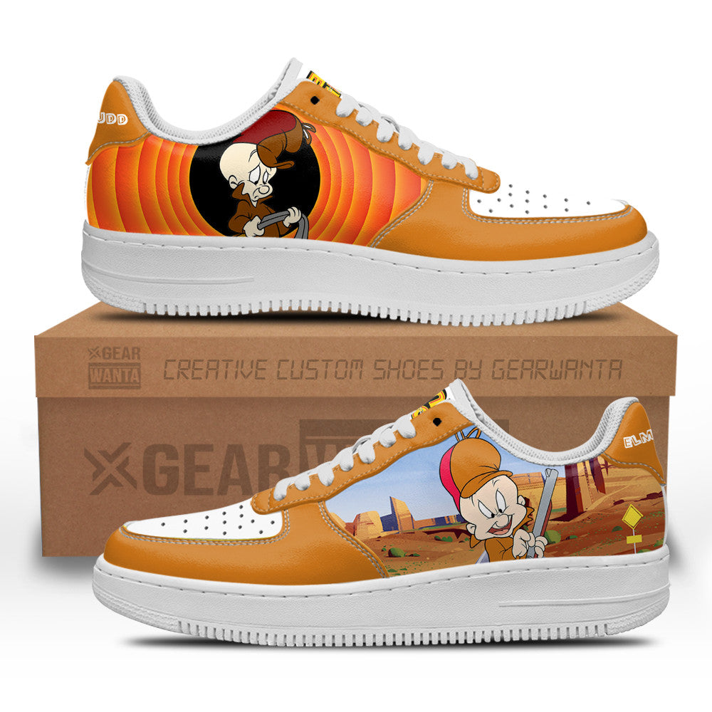 Elmer Fudd Looney Tunes Custom Air Sneakers QD14 1 GearWanta