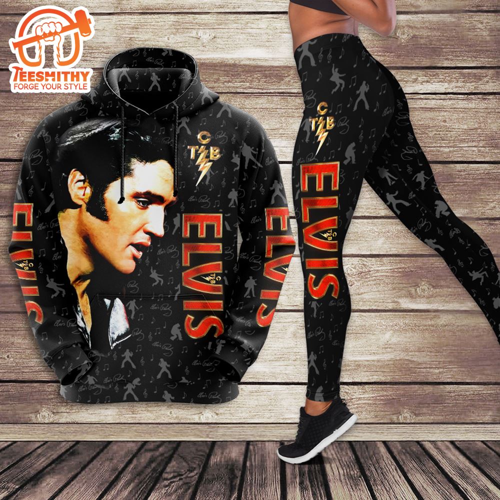 Elvis Presley Best Of Song 3D Hoodie Leggings Sweatpant