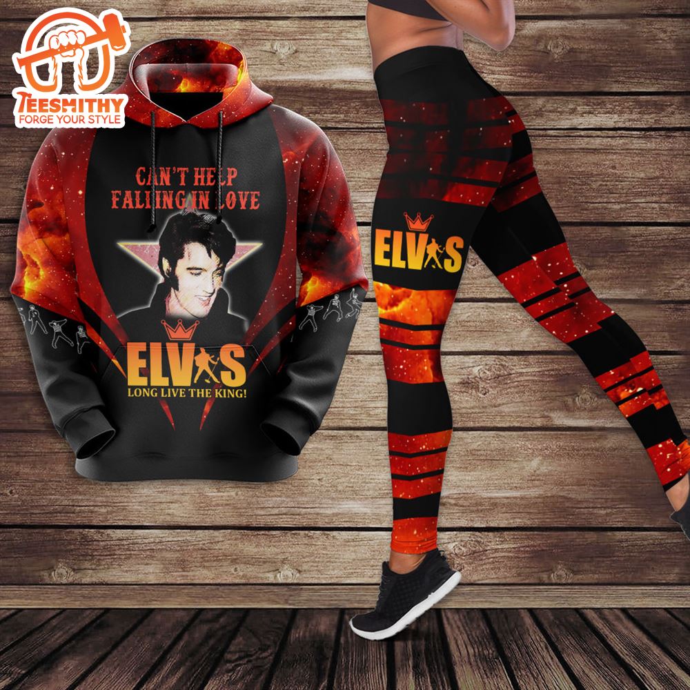 Elvis Presley Rock And Roll 3D Hoodie Leggings