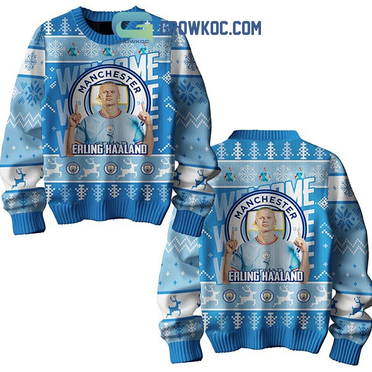 Erling Haaland Manchester City Soccer Ugly Sweater2B1 wZbZ7