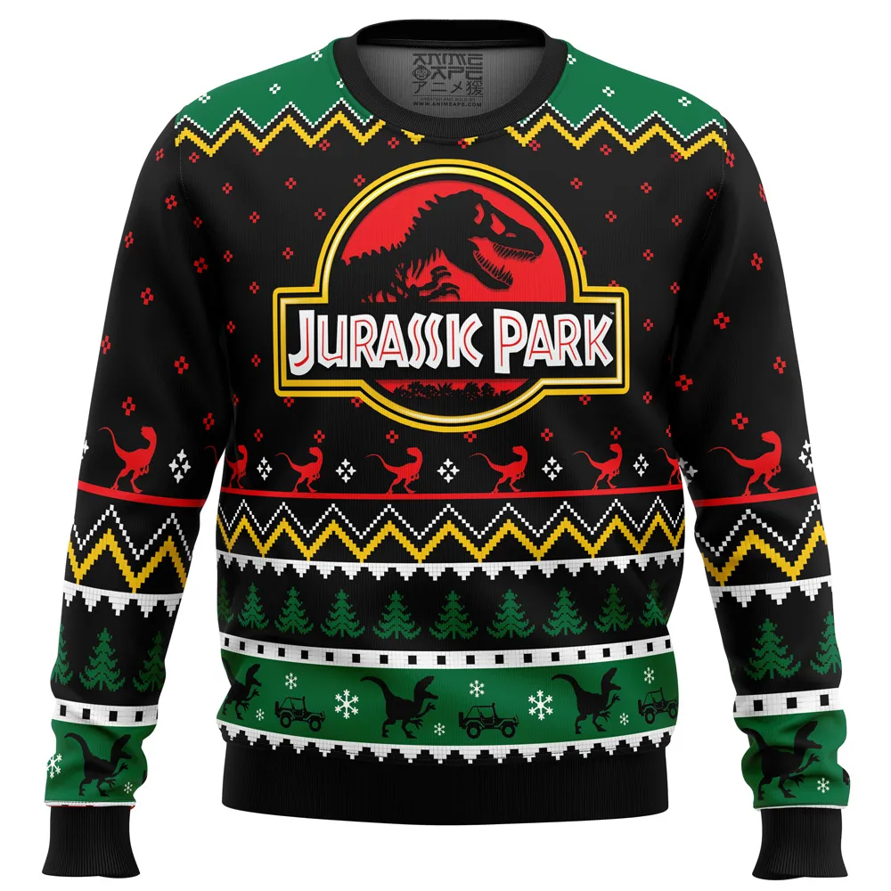 Ethics of Cloning Jurassic Park men sweatshirt FRONT mockup