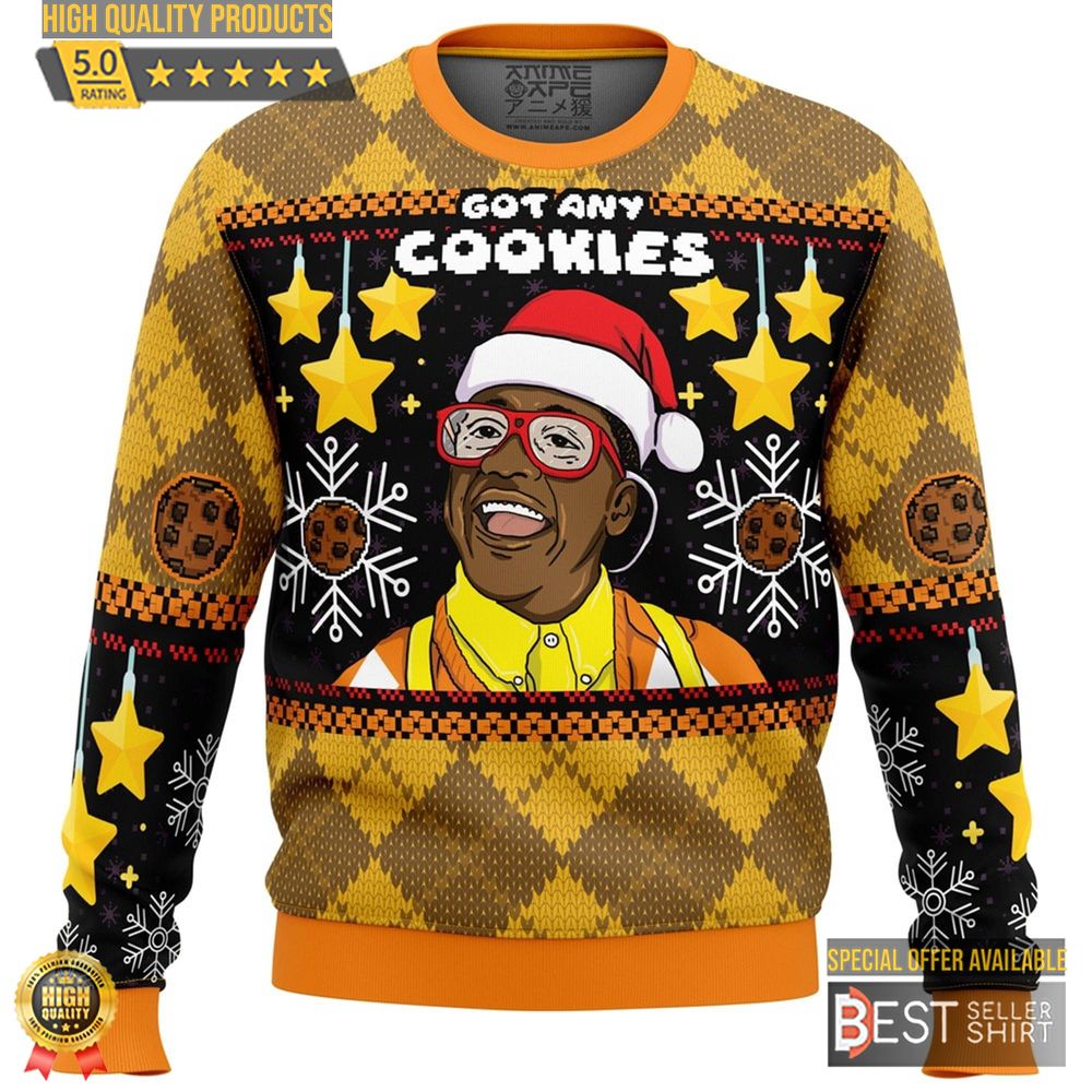 Family Matters Ugly Christmas Sweatshirt Steve Urkel Myra Monkhouse Ugly Sweater Got Any Cookies 1