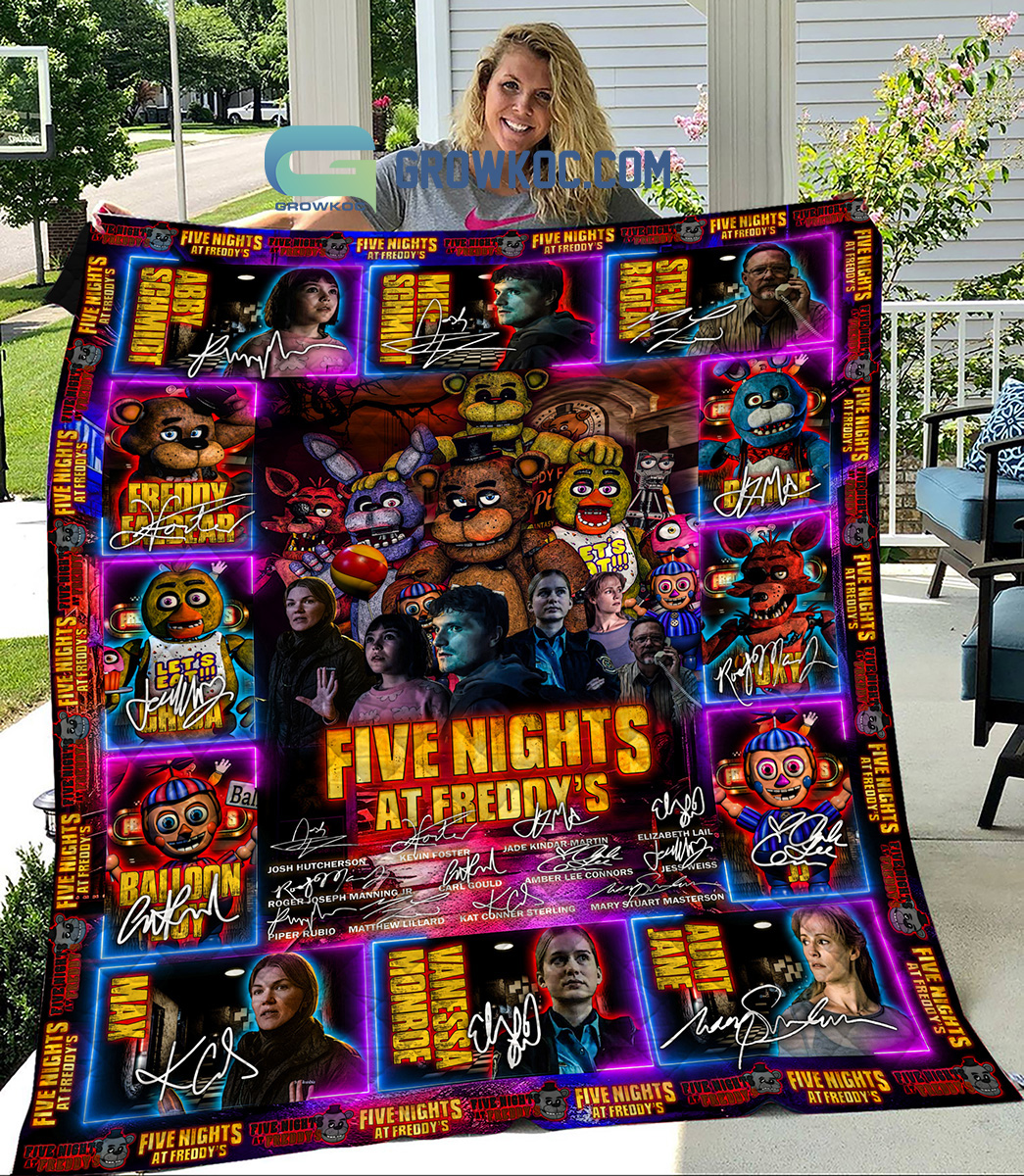 Five Nights At Freddys Fleece Blanket Quilt2B1 rhBZB