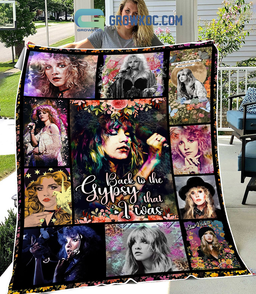 Fleetwood Mac Back To The Gypsy That I Was Fleece Blanket Quilt2B1 jTBCk