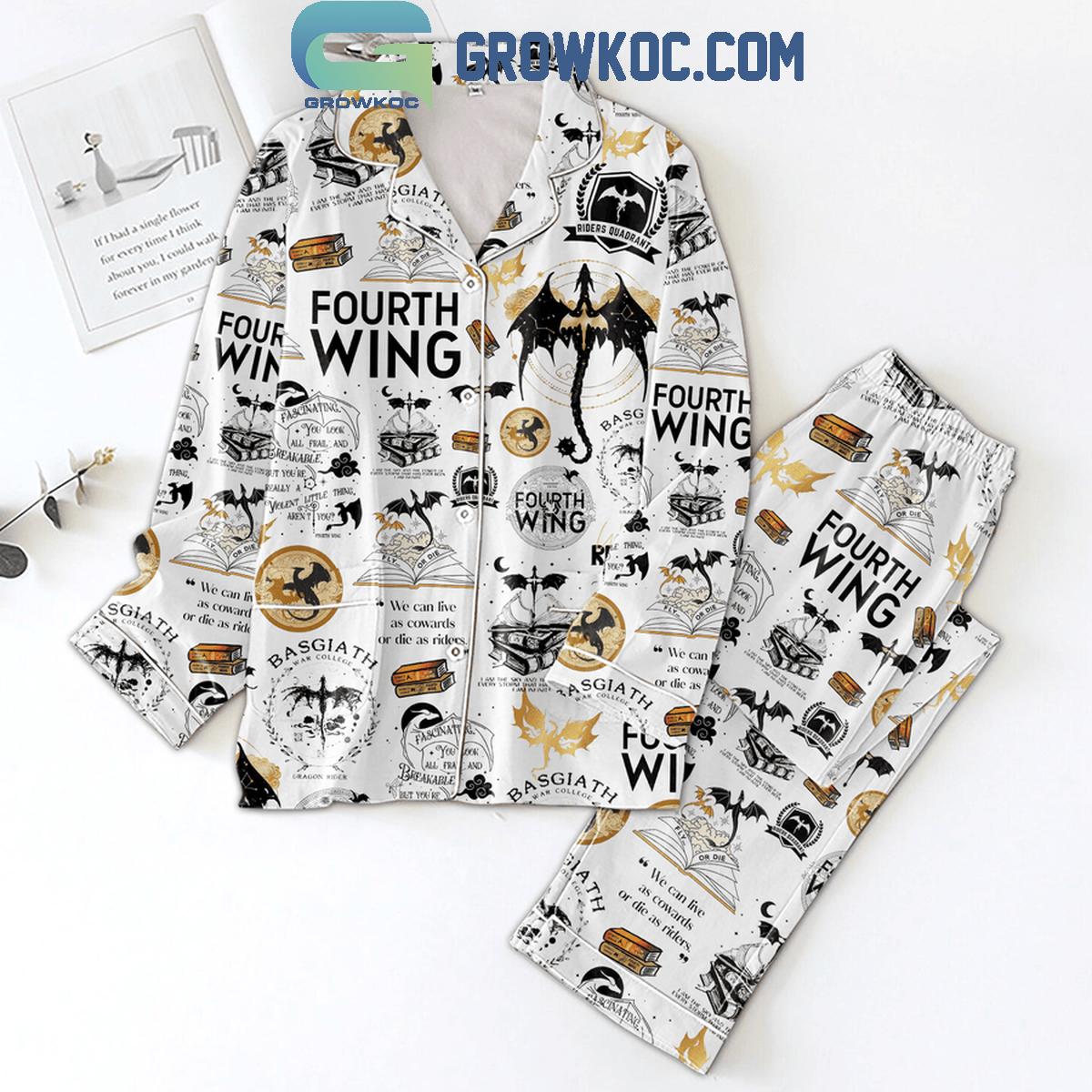 Fourth Wing Revolution Fly Or Die Polyester Pajamas Set 1 Rcg8f